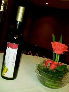 Bottle of Waterfall Rhododendron Wine